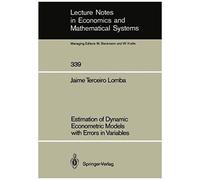 Estimation Of Dynamic Econometric Models With Errors In Variables