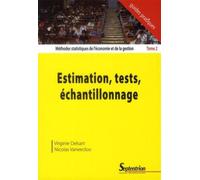 Estimation, tests, échantillonnage - PU Septentrion - Presses Universitaires Du Septen-Trion - broché - Etude