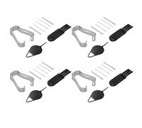 Estink 4 Jeux de Pointes Tactiles de Rechange pour Tab S8, Matériau ABS pour Une Utilisation Prolongée, Commandes D'écran Tactile Faciles à Contrôler, avec Pointes de Rechange et Brosse