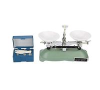 Estink Balance de Laboratoire Mécanique avec Poids de Précision, Kit 5g 10g 20g 50g 100g, Pince à Épiler Incluse, pour Enseignement Physique et Chimie