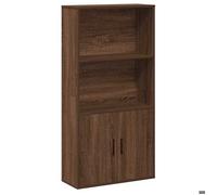 ESTINK® Bibliothèque moderne - armoire à livres - chêne marron 60x24x120 cm - Bois d'ingénierie @@2058