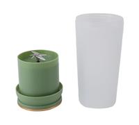 Estink Blender Rechargeable Portable Lames Efficaces pour les Smoothies et le Jus 300 Ml Blender à Main USB pour les Voyageurs et les Employés de Bureau (GREEN)