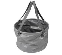 Estink Bodet d'eau Pliant Gris épaissie Portable Pliable pour Le Lavage de la Voiture de Pêche au Camping, Tissu de Filet en PVC (20L)