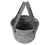 Estink Bodet d'eau Pliant Gris épaissie Portable Pliable pour Le Lavage de la Voiture de Pêche au Camping, Tissu de Filet en PVC (10L)