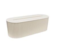 Estink Boîte de Rangement de Cordon de Sortie de Courant de Bureau (White)