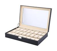 Estink Boîte de Rangement pour Montres 24 Emplacements