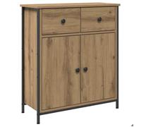 ESTINK® Buffet bas contemporain - Armoire Polyvalent - pour Cuisine/Salon - chêne artisanal 70x30x80 cm - bois d'ingénierie @@3073