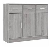 ESTINK® Buffet bas contemporain - Armoire Polyvalent - pour Cuisine/Salon - sonoma gris 91x28x75 cm - bois d'ingénierie @@1252