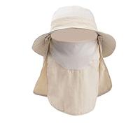Estink Chapeau de Soleil Extérieur avec Volet de Cou de Visage, Matériau de Séchage Rapide, Taille Réglable [Chapeau de Soleil avec Rabat de Cou, Bonnet de de Pêche] pour la Randonnée, la Pêche