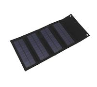 Estink Chargeur Solaire Portable 40W pour Activités de Plein Air, Conception Pliable, efficacité de Production élevée, Matériau en Silicium Monocristallin (BLACK)