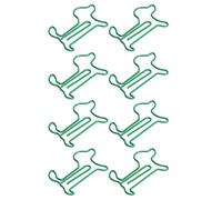 Estink Clamp/Holder Papier sans Glissement de Forme Animale Mignon pour la Classification des Fichiers, Idéal pour le Scrapbooking et la Fabrication de Cartes, Matériau Métallique, 100pcs (GREEN)