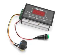 Estink Contrôleur de Vitesse Moteur DC PWM, 6-60V 30A, Régulateur Réglable 12/24/36V/48V avec Interrupteur