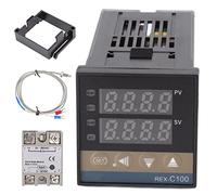 Estink Contrôleur Thermostat Pid Digital LED Fonctionnement Facile de Thermostat Pid Fonction pour l'équipement électrique, Résine (40A)