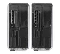 Estink Crushball Distributeur à Capsules pour Cigarettes, 2 Pièces, Poussoir pour Perles Aromatiques, Outil DIY, Noir