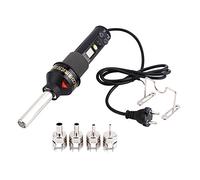 Estink Décapeur Thermique Électronique 220V 450W, Pistolet à Air Chaud Réglable Portatif avec Écran LCD, 4 Buses et 1 Support pour Bricolage Soudage