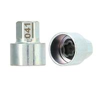 Estink Écrou du Rouleau de Serrure de Roue, Key Antifft Retrait pour B/M/w Mini 1 3 5 6 7Series X1 X2 X3 X4 X5 X6 Z4, Matériau Métallique Premium, dépouillé/endommagé/gelé/Boulons Rouillés