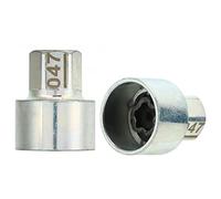 Estink Écrou du Rouleau de Serrure de Roue, Key Antifft Retrait pour B/M/w Mini 1 3 5 6 7Series X1 X2 X3 X4 X5 X6 Z4, Matériau Métallique Premium, dépouillé/endommagé/gelé/Boulons Rouillés