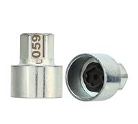 Estink Écrou du Rouleau de Serrure de Roue, Key Antifft Retrait pour B/M/w Mini 1 3 5 6 7Series X1 X2 X3 X4 X5 X6 Z4, Matériau Métallique Premium, dépouillé/endommagé/gelé/Boulons Rouillés