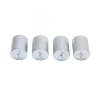 Estink Ensemble de Poids d'étalonnage 200g, Acier chromé, Poids accroché 4pcs, Boîte de Stockage Portable pour les Expériences et Tests d'équilibre