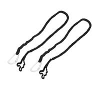 Estink Ensemble en Laisse de Palette de Kayak de 2 Sangles à Cordon élastique tissé Corde à Cordon de pour Une Utilisation Facile 3 à 6 Pieds, Accessoire Compact pour Les Débutants (Black)