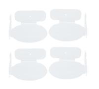 Estink Étagères d'angle Flottantes Supports Réglables Mini-étagère d'angle Circulaire pour la Caméra de sécurité de l'usine de Livres pour Le Salon de la Chambre (Clair)