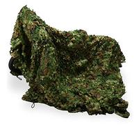 Estink Filet de Camouflage 1,5 x 5 m Treillis de Camouflage en 150D Tissu Oxford Couverture Protection Solaire pour Ombrage Camouflage Décoration Parasol Camping Jardin