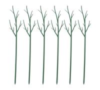 Estink Green Plant Support Stakes Easy Installation Support Sticks for House Trees and Flowers, Kit Complet avec des Clips d'orchidées (70 cm)