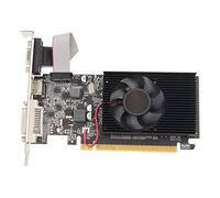 Estink GT210 Carte graphique DDR3 1 Go, PCI Express 2.0 x 16 bus interface de jeu carte graphique avec ventilateur de refroidissement 64 bits Support VGA DVI HD Multimédia Interface DirectX10.1 PC