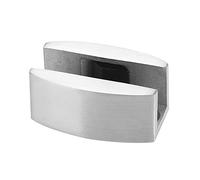 Estink Guide au Sol pour Porte Coulissante en Verre, Acier Inoxydable, Système de Rail de Plancher pour Portes Coulissantes sans Cadre