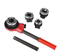 Estink Kit de Filetage Manuel pour Plomberie, 4 Matrices de Taille 1/2", 3/4", 1", 1-1/4", 6 Pièces avec Étui de Transport