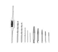 Estink Kit d'Extracteurs de Vis Cassées, 11 Pièces, Ensemble de Forets et Extracteurs HSS, pour Vis M3-M12