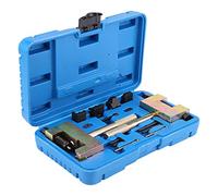 Estink Kit d'Outils de Rivetage pour Chaîne de Distribution, 13 Pièces avec Mallette de Transport, Kit de Réparation Professionnel