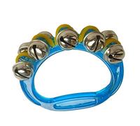 Estink La Cheville à Main Jingle Bell Facile à Utiliser Instrument de Percussion Musicale en Toute sécurité pour Les Enfants à La Maison (Blue)