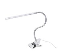 Estink Lampe de Bureau LED à Pince, Col de Cygne Flexible en Métal, Interface USB, Lampe de Lecture avec Clip