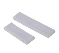 Estink- Lot de 2 moules rectangulaires en silicone pour création de bijoux en résine époxy