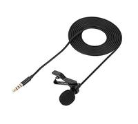 Estink Micro-Cravate, Micro Cravate pour Téléphone Omnidirectionnel 3.5mm Audio Jack avec Câble de 1.5m pour iOS/Andriod/Windows, pour Youtube/Interview/Podcast/Vidéo