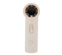 Estink Mini Ventilateur Manuel Affichage d'alimentation en Temps Réel Affichage de Poche Calme pour une Utilisation Nocturne, Taille Compacte Légère (WHITE)