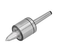 Estink MK1 Centre Rotatif de Tour, Morse Conique 60°, Haute Précision 0,01mm, Accessoire Machine à Bois, Contre-Pointe Roulement