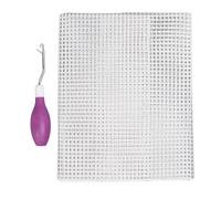 Estink Outil à Crochet Verrouillage et Tapis Kit en Filet (PURPLE)