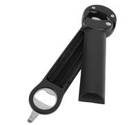 Estink Ouvre-bocal Rétractable Multifonctionnel Ouvre-bocal en Acier Inoxydable Ouvre-Bouteille de Bouteille - Structure d'équipement Durable (BLACK)