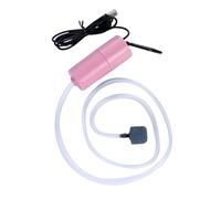 Estink Petite Pompe à Oxygène USB pour l'oxygénation Silencieuse, Aérateur d'aquarium Léger pour la Maison et Les Voyages, en Matériau ABS (Rose)
