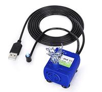 Estink Pompe de Fontaine pour Chat avec LED, USB 5V, Ultra-Silencieuse, Submersible, Basse Consommation, Pompe à Eau de Rechange