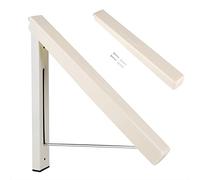 Estink Porte-Vêtements Mural Rétractable, Capacité 10 kg, 40 cm, Blanc Crème, pour Chambre et Salle de Bain