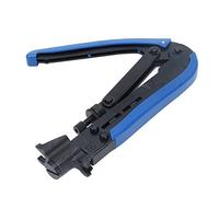 Estink Presse de Connecteur de Câble Coaxial, Outil de Sertissage pour Connecteurs de Compression F, RG59, RG6, RG11, 75-5, 75-7 Pouces