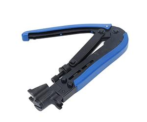 Estink Presse de Connecteur de Câble Coaxial, Outil de Sertissage pour Connecteurs de Compression F, RG59, RG6, RG11, 75-5, 75-7 Pouces