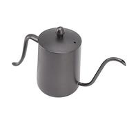 Estink Professionnel 304 en Acier Inoxydable Coffee à Col de café 600 Ml Capacité Facile à Transporter pour le Bureau à Domicile (BLACK)