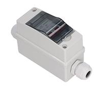 Estink PV Solar Disconnect Interrupteur Boîte d'isolement DC Photovoltaïque, Installation Facile et Protection étanche pour Les Systèmes d'énergie Solaire, Matériau en Polycarbonate (63A)