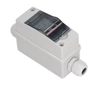 Estink PV Solar Disconnect Interrupteur Boîte d'isolement DC Photovoltaïque, Installation Facile et Protection étanche pour Les Systèmes d'énergie Solaire, Matériau en Polycarbonate (40A)