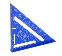 Estink Rafter Rafter Square Professionnel, Précision Mesurée de de 7 Pouces, Outil carré Métallique pour le Travail du Bois en Alliage en Aluminium (BLUE)