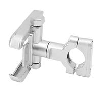 Estink Téléphone de Vélo Mont Rotation Solder Résistant à l'impact pour Un Appareil de 4 à 7 Pouces pour Les Vélos, Les de Montagne, Les Motos (Silver)
